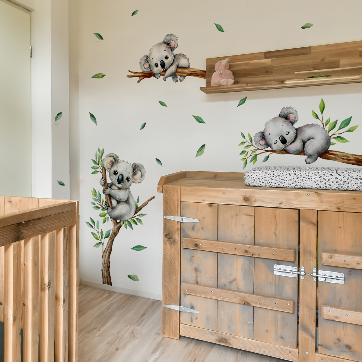 漫画コアラ登る木の枝ウォールステッカー子供部屋子供部屋幼稚園 - Baby Nursery Wall Decals のレビューと価格
