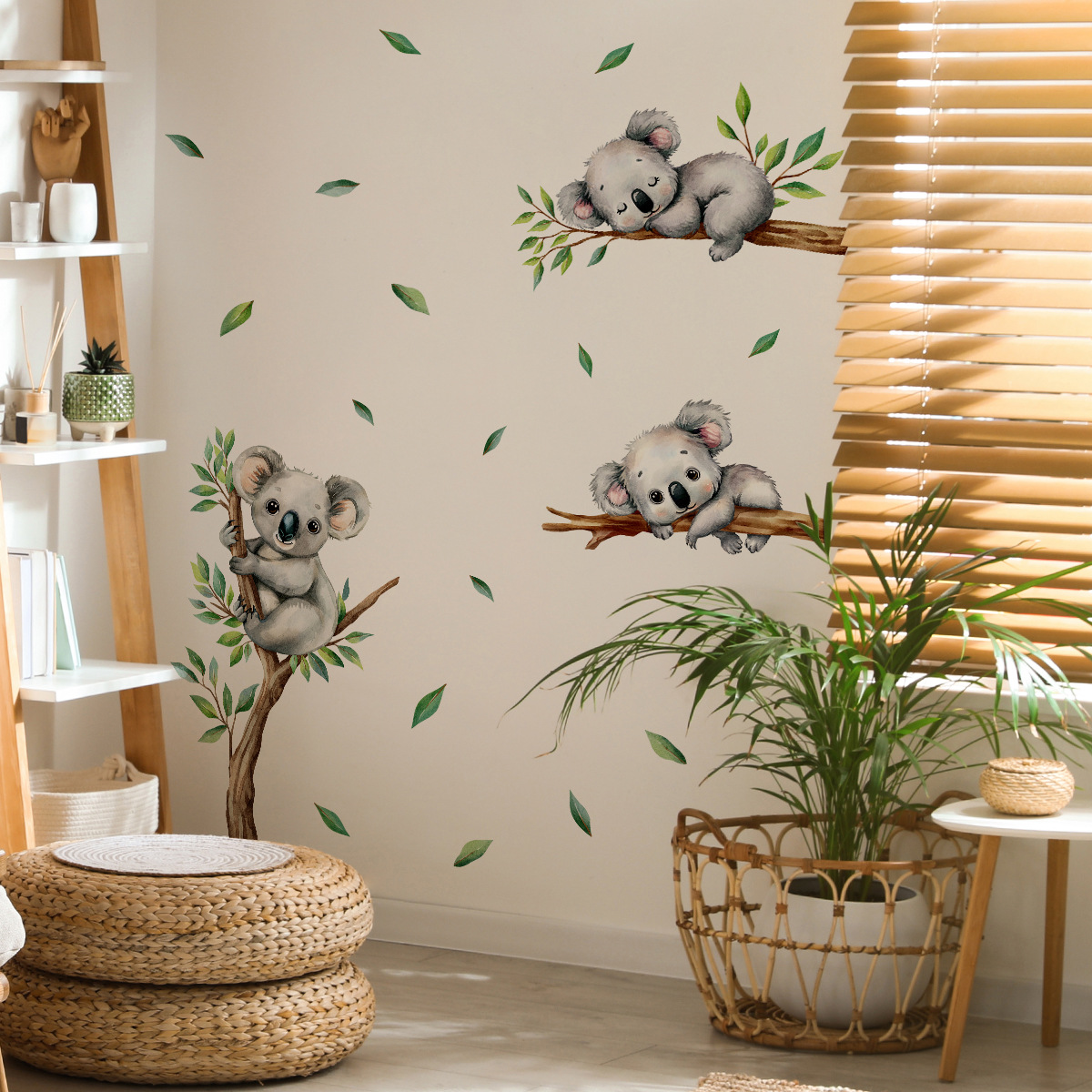 漫画コアラ登る木の枝ウォールステッカー子供部屋子供部屋幼稚園 - Baby Nursery Wall Decals のレビューと価格