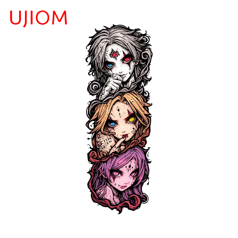 UJIOM 魅力的なアニメ女の子ウォールステッカークールタト - Baby Nursery Vinyl Wall Stickers のレビューと価格