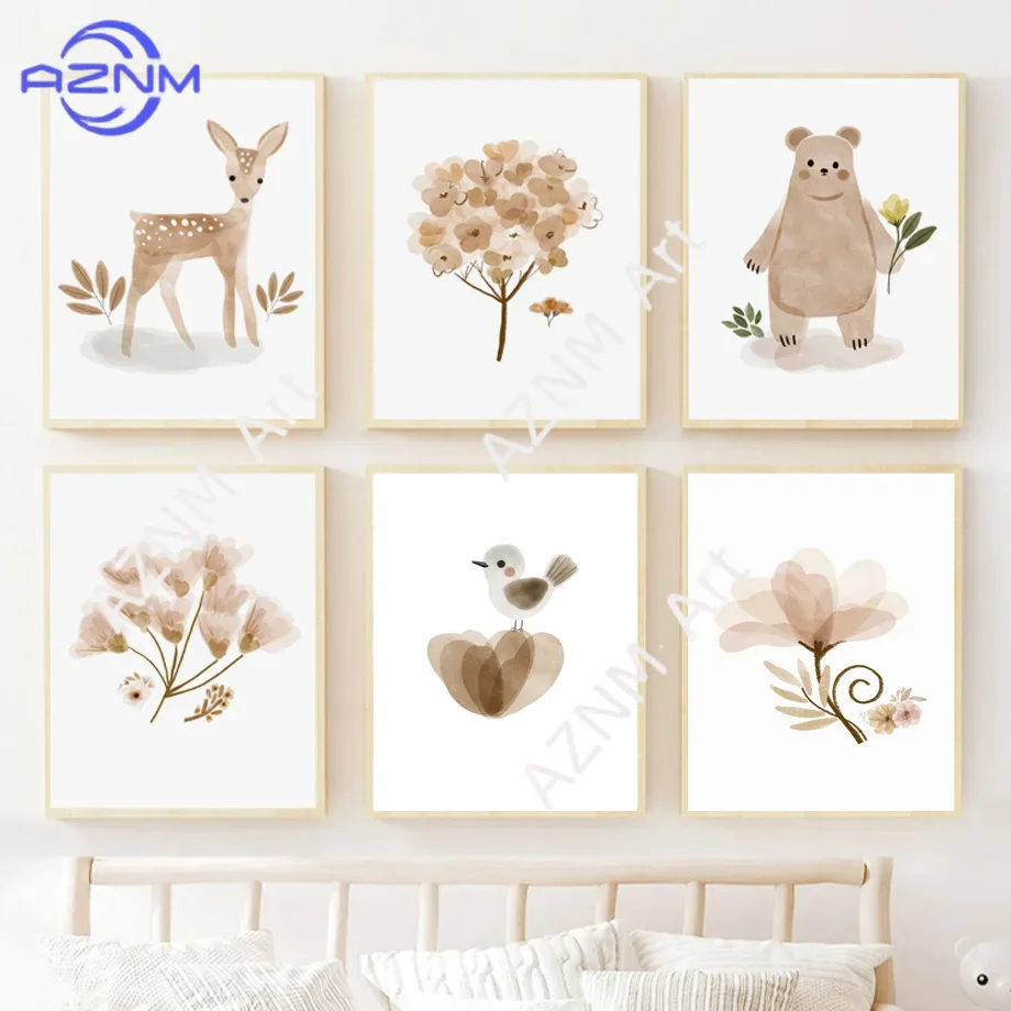 ボヘミアンスタイルの保育園用ウォールアートキャンバス - か - Baby Nursery Paintings のレビューと価格