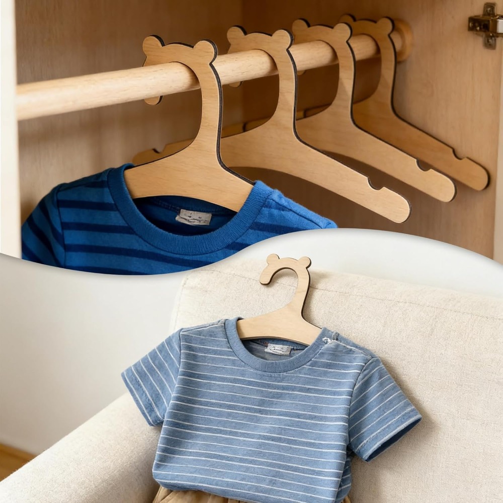 10/20 個ベビークリエイティブハンガーラックベビー木製洋 - Baby Nursery Uniform のレビューと価格