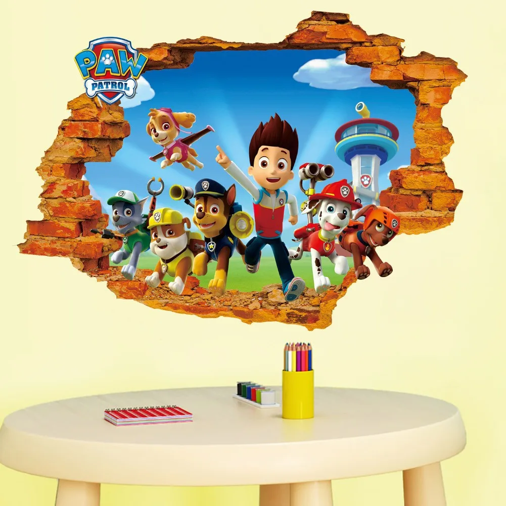 ホットなパウ・パトロール ウォールステッカー 2枚/3枚セッ - Baby Nursery Wall Decals のレビューと価格